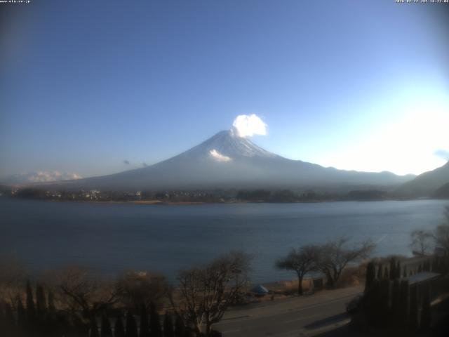 河口湖からの富士山