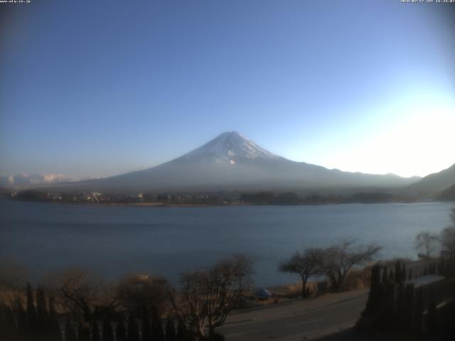 河口湖からの富士山
