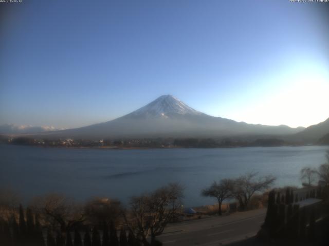 河口湖からの富士山