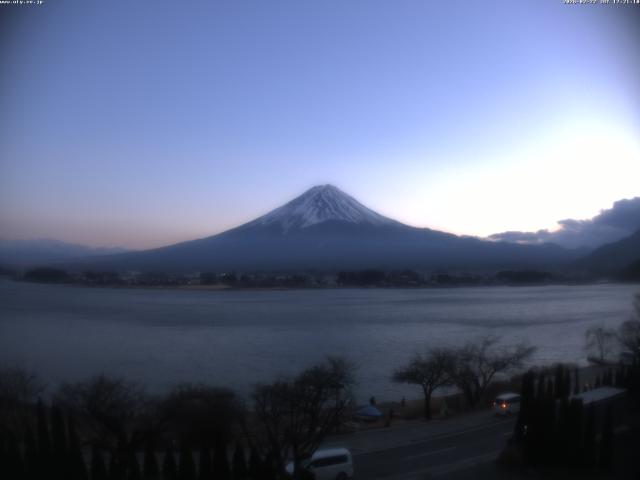 河口湖からの富士山