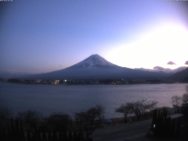 河口湖からの富士山