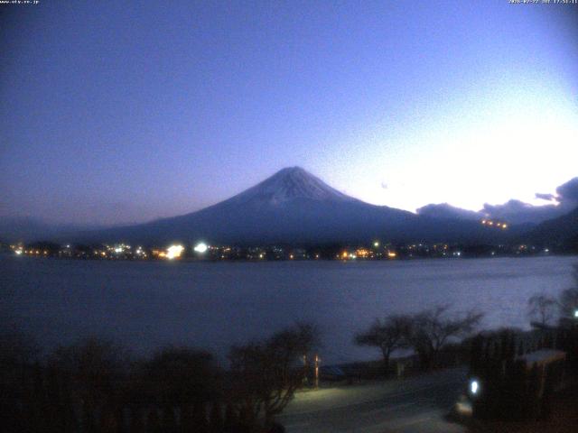 河口湖からの富士山