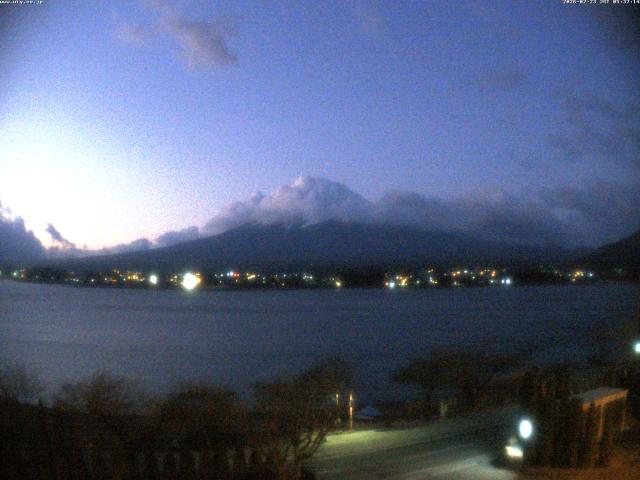 河口湖からの富士山