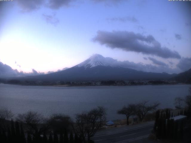 河口湖からの富士山