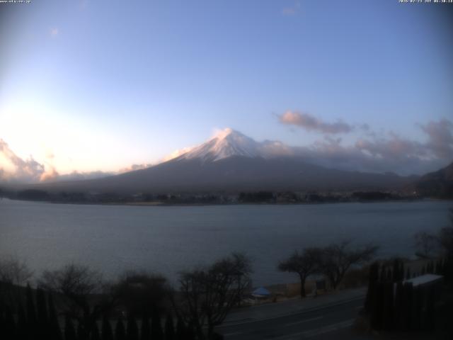 河口湖からの富士山
