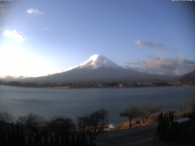 河口湖からの富士山