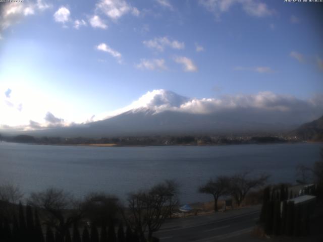 河口湖からの富士山
