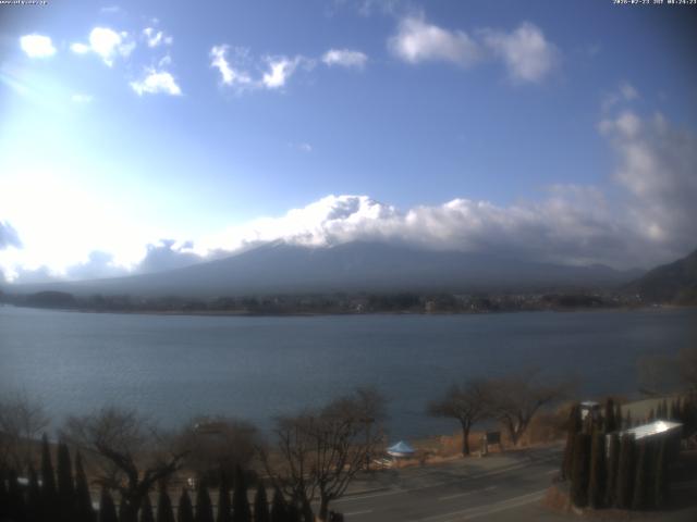 河口湖からの富士山