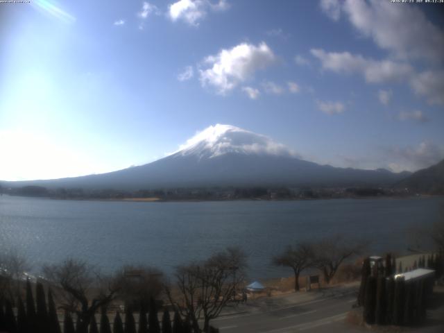 河口湖からの富士山