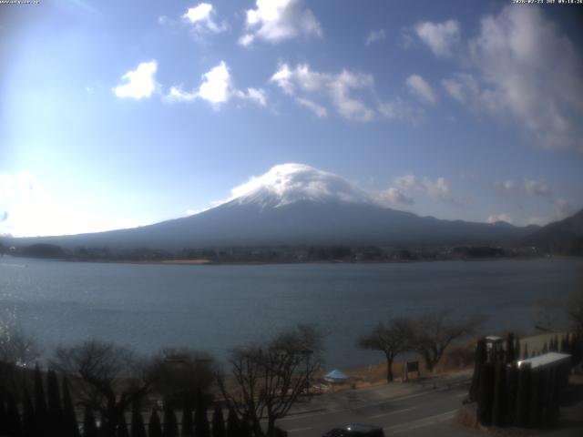 河口湖からの富士山