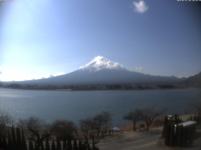 河口湖からの富士山