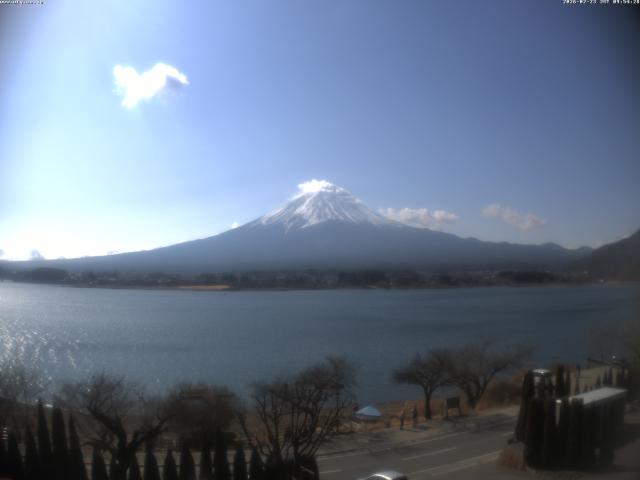 河口湖からの富士山