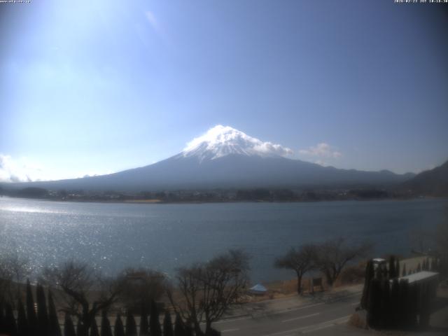 河口湖からの富士山