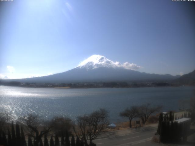 河口湖からの富士山