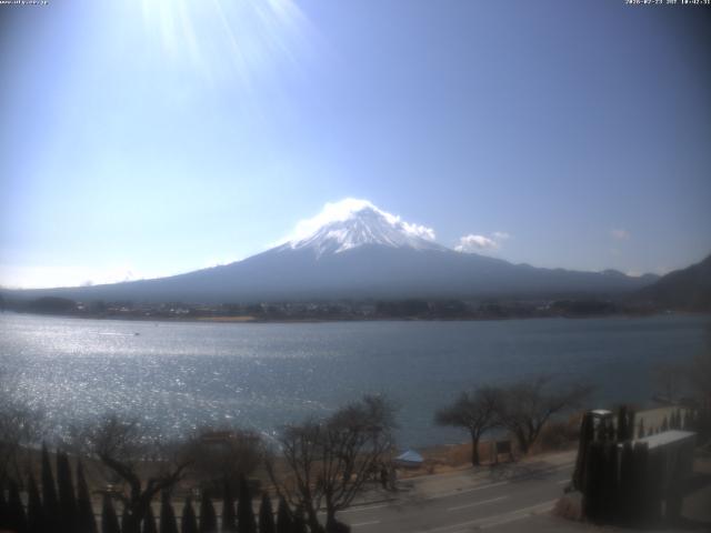 河口湖からの富士山