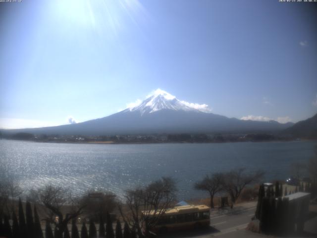 河口湖からの富士山