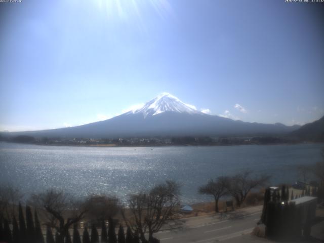 河口湖からの富士山