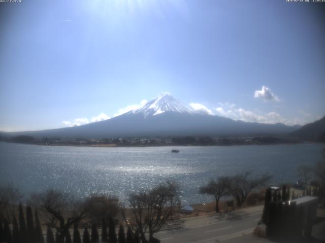 河口湖からの富士山