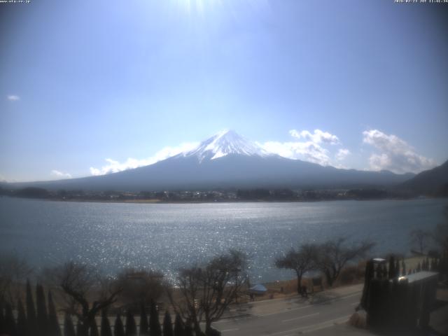 河口湖からの富士山