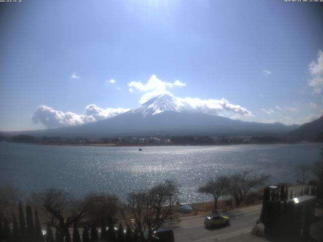 河口湖からの富士山