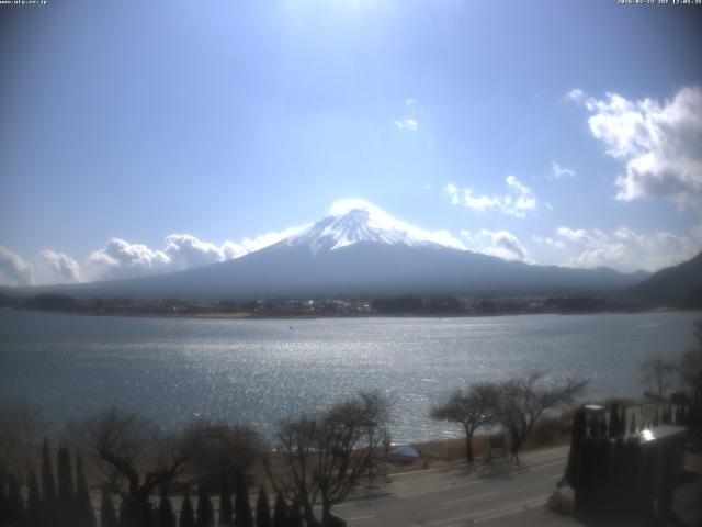 河口湖からの富士山