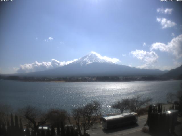河口湖からの富士山