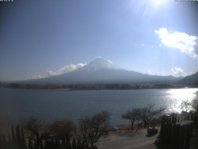 河口湖からの富士山