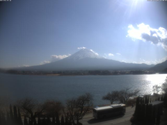 河口湖からの富士山