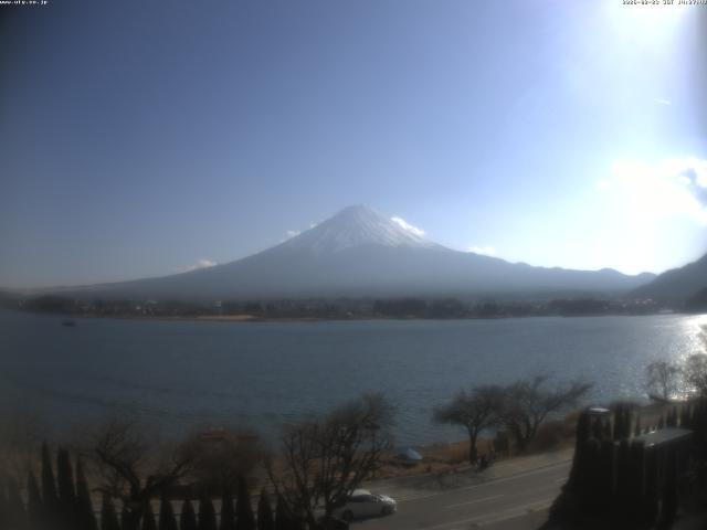 河口湖からの富士山