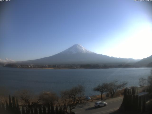 河口湖からの富士山