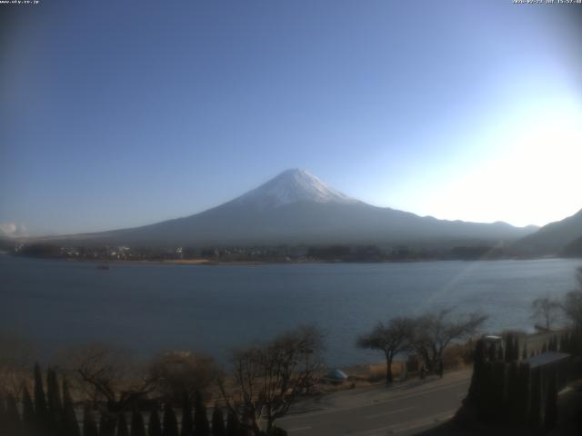 河口湖からの富士山