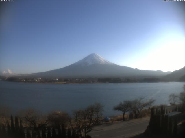 河口湖からの富士山
