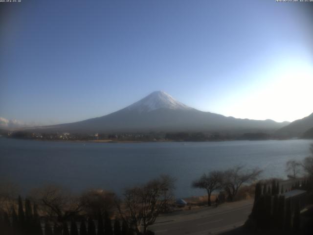 河口湖からの富士山