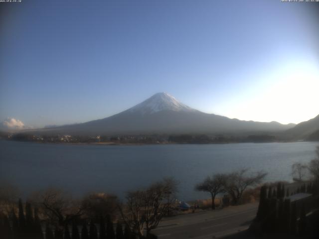 河口湖からの富士山