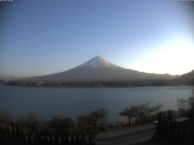 河口湖からの富士山