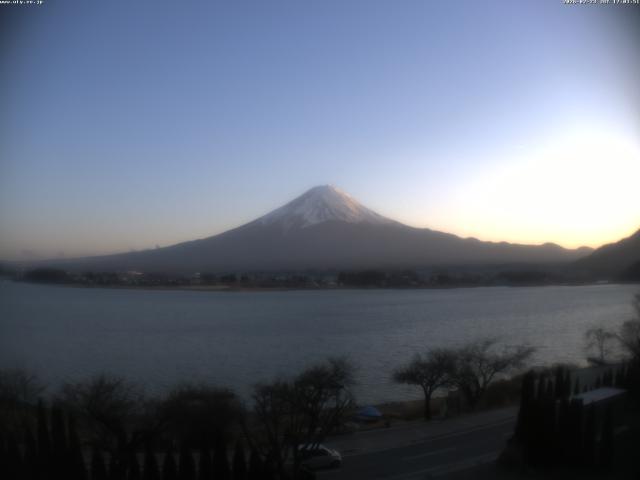 河口湖からの富士山