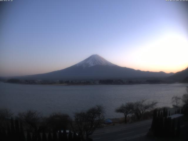 河口湖からの富士山