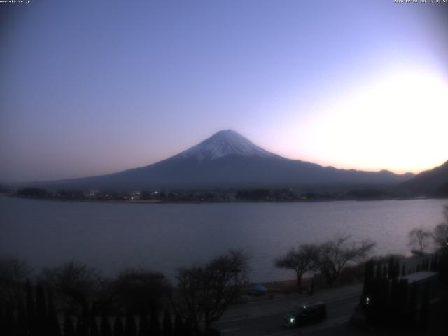 河口湖からの富士山