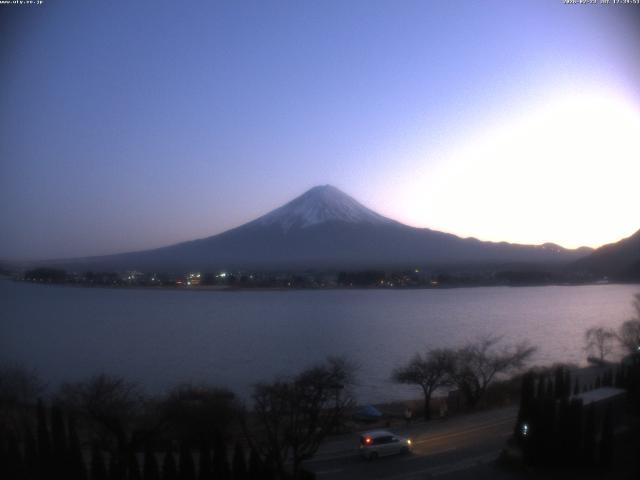 河口湖からの富士山
