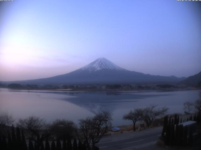 河口湖からの富士山