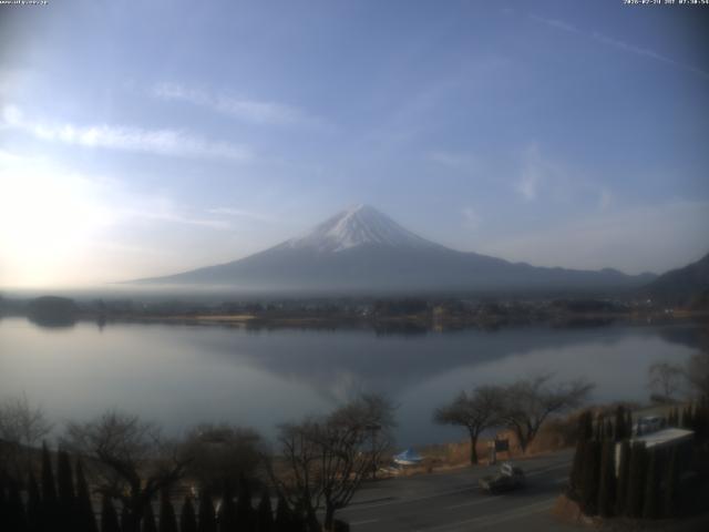 河口湖からの富士山