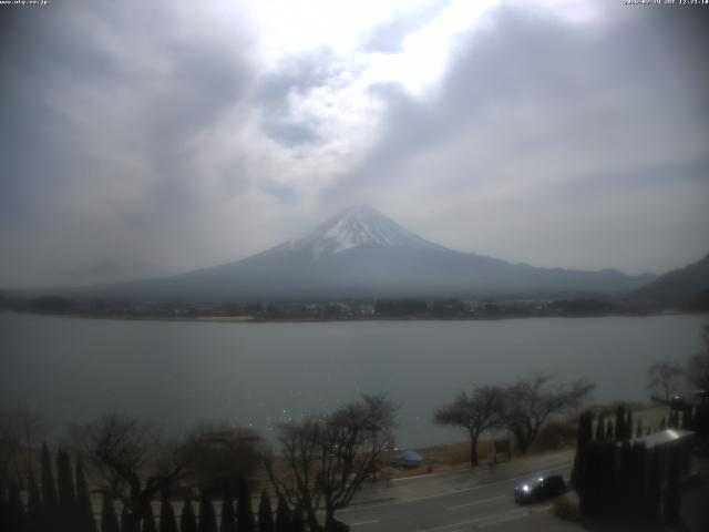 河口湖からの富士山