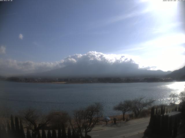 河口湖からの富士山