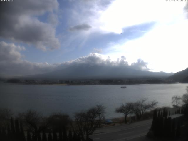 河口湖からの富士山
