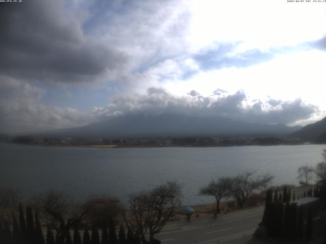 河口湖からの富士山