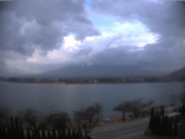 河口湖からの富士山