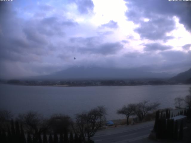 河口湖からの富士山