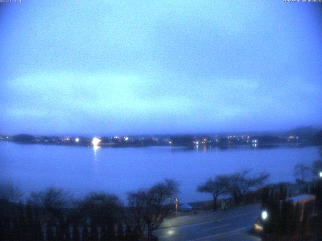 河口湖からの富士山