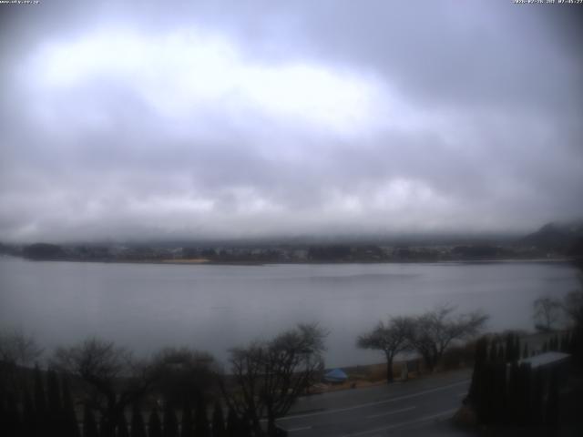 河口湖からの富士山