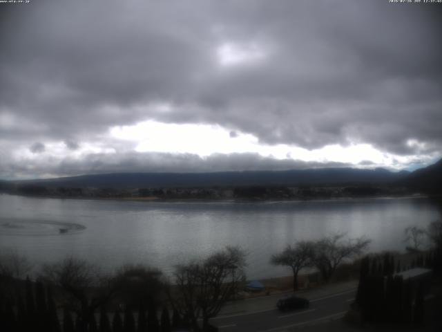 河口湖からの富士山